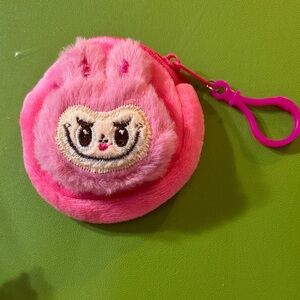 Pink Labubu Coin Pouch